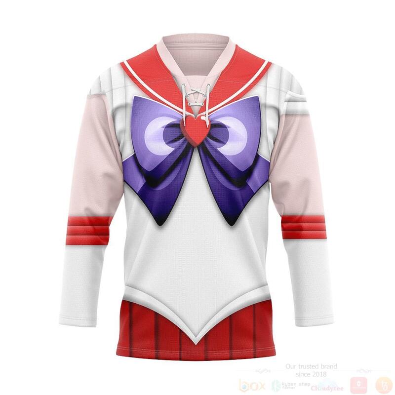 3D_Anime_Sailor_Mars_Custom_Hockey_Jersey