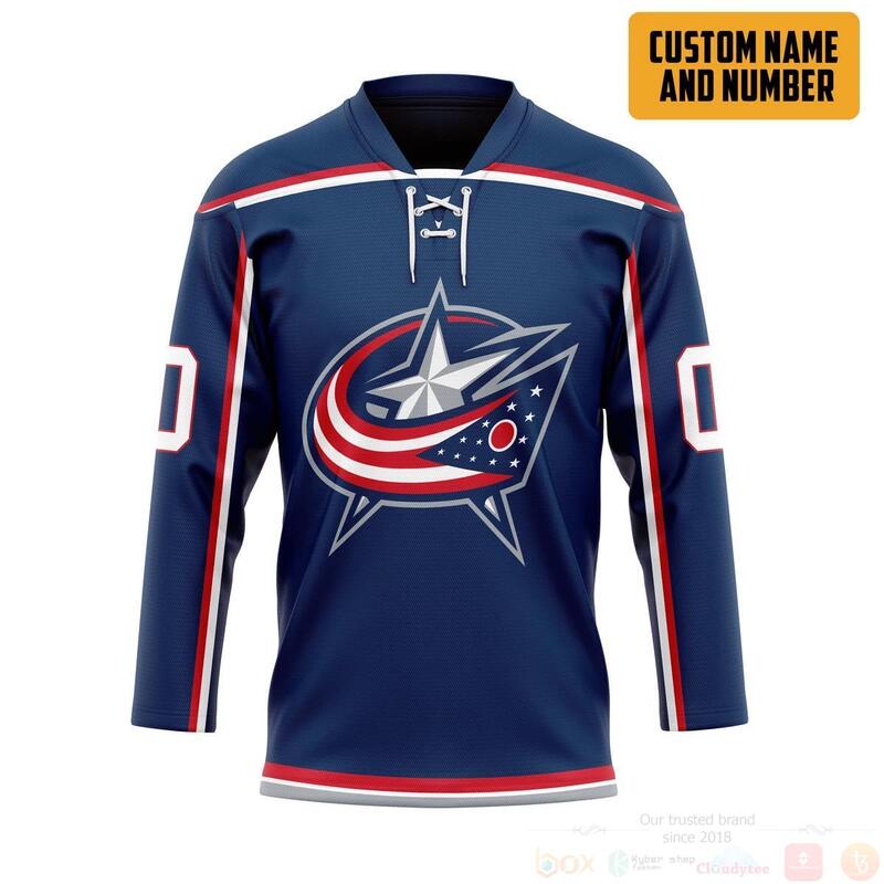 3D_Columbus_Blue_Jackets_Team_NHL_Personalized_Custom_Hockey_Jersey