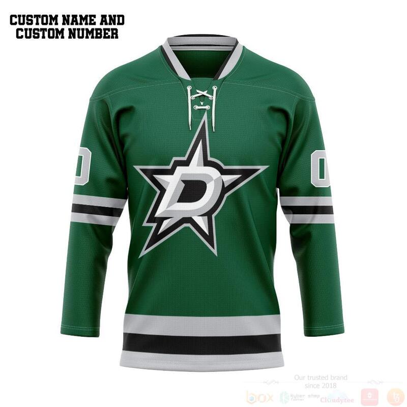 3D_Dallas_Star_NHL_Personalized_Custom_Hockey_Jersey