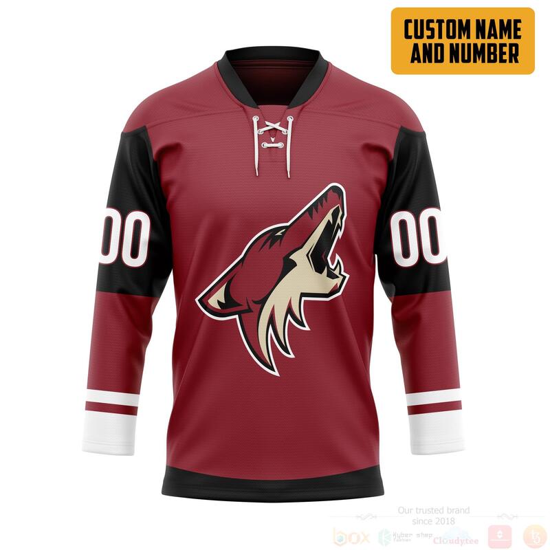 3D_Red_Arizona_Coyotes_NHL_Personalized_Custom_Hockey_Jersey
