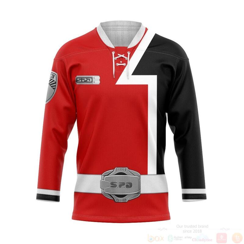 3D_Red_Ranger_S.P.D_Custom_Hockey_Jersey