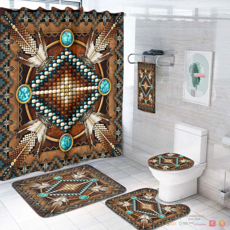 Mandala_Brown_Native_American_Bathroom_Set