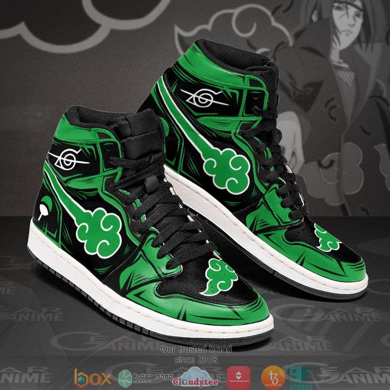 AKT_Green_Anime_Air_Jordan_High_top_shoes_1