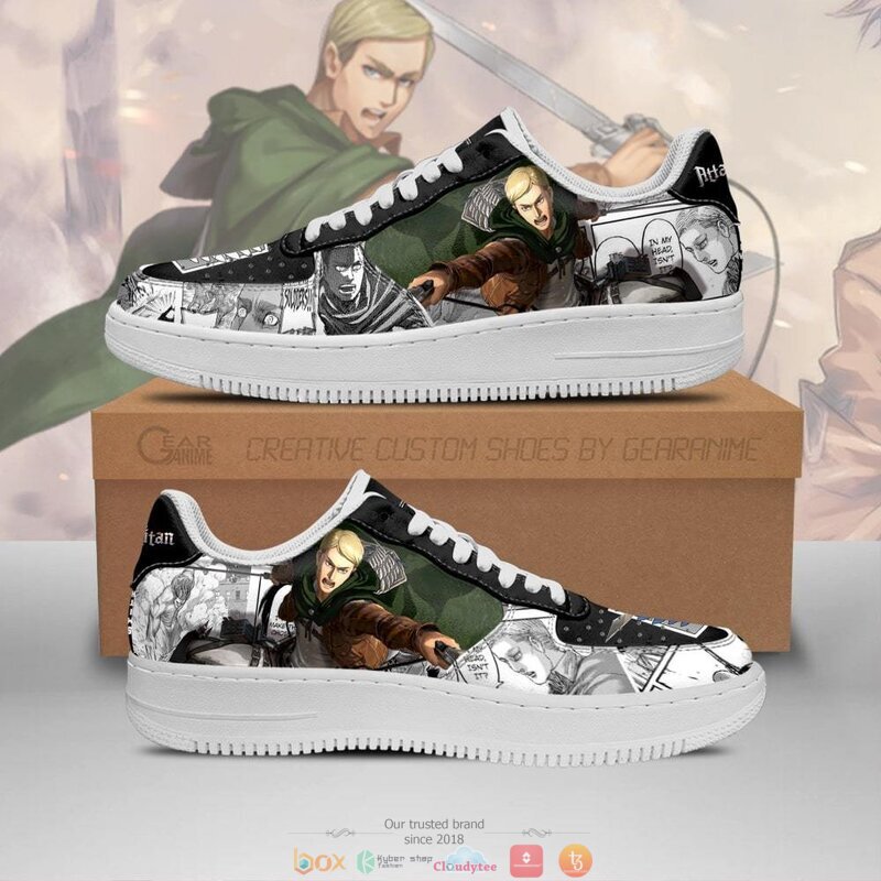 AOT_Scout_Erwin_Attack_On_Titan_Anime_Mixed_Manga_Nike_Air_Force_shoes