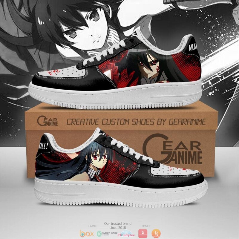 Akame_Anime_Akame_Ga_Kill_Nike_Air_Force_shoes