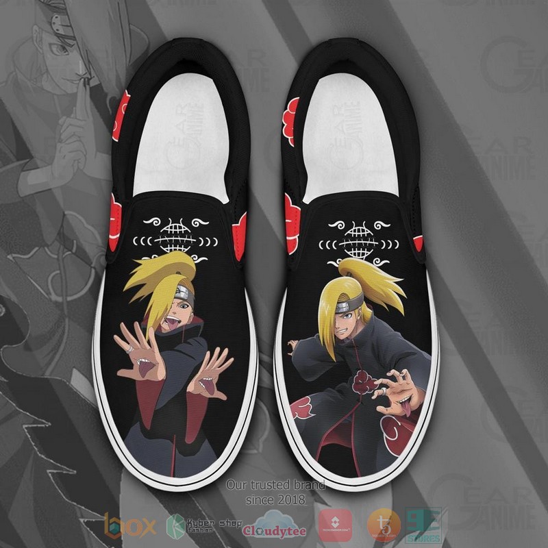 Akatsuki_Deidara_Anime_Slip-On_Shoes