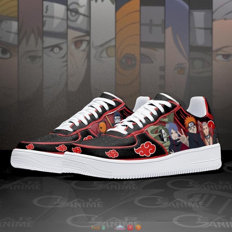 Akatsuki_Team_Naruto_Anime_Nike_Air_Force_Shoes_1