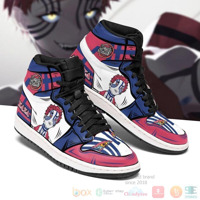 Akaza_Sneakers_Custom_Anime_Demon_Slayer_Air_Jordan_High_Top_Shoes_1