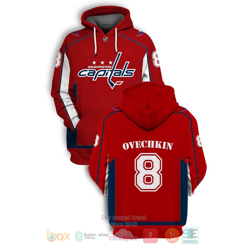 Alexander_Ovechkin_8_Washington_Capitals_NHL_red_3D_shirt_hoodie