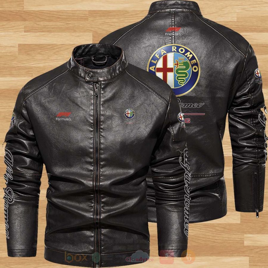 Alfa_Romeo_New_Stand_Collar_Personalized_Motor_Leather_Jacket_1