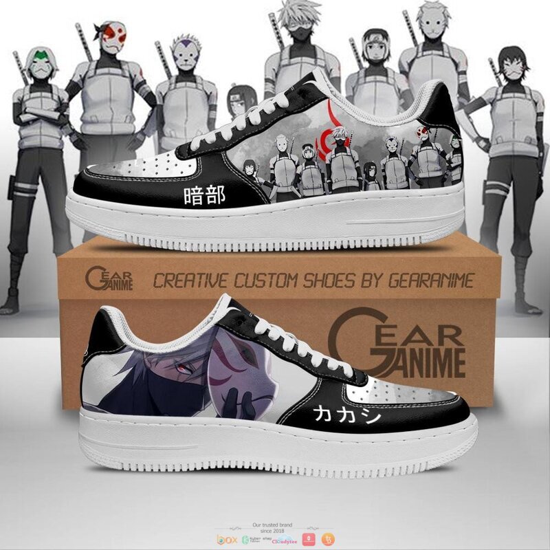 Anbu_Black_Ops_Anime_Nike_Air_Force_Shoes