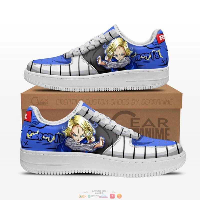 Android_18_Anime_Dragon_Ball_Nike_Air_Force_Shoes