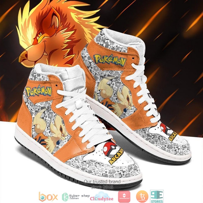 Arcanine_Anime_Pokemon_Air_Jordan_High_Top_Shoes_1