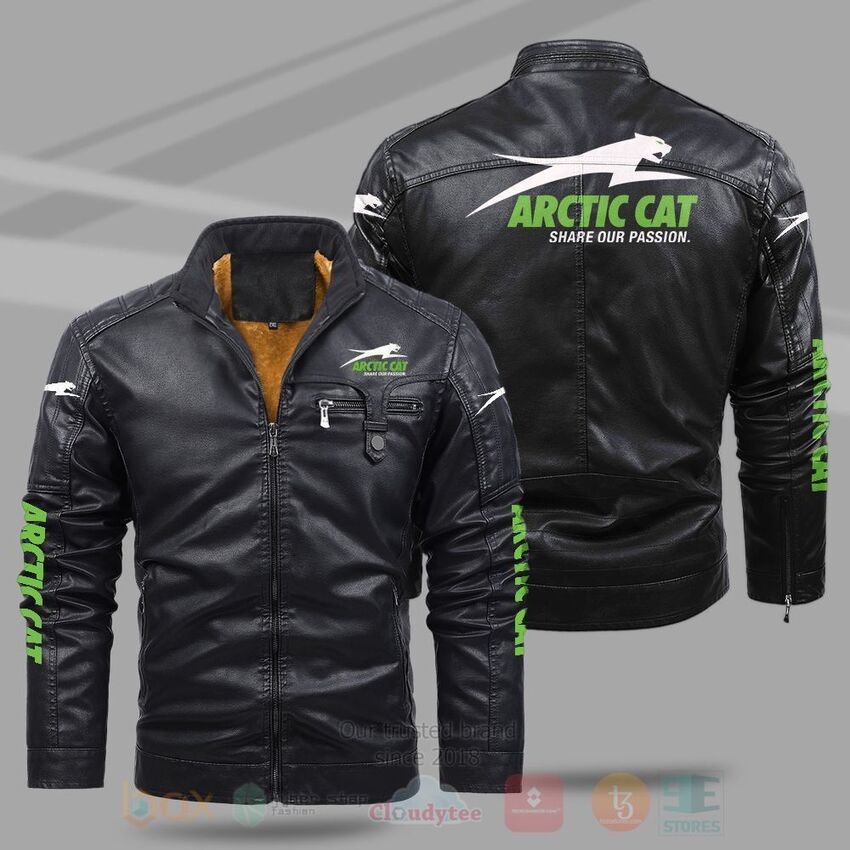 Arctic_Cat_Fleece_Leather_Jacket