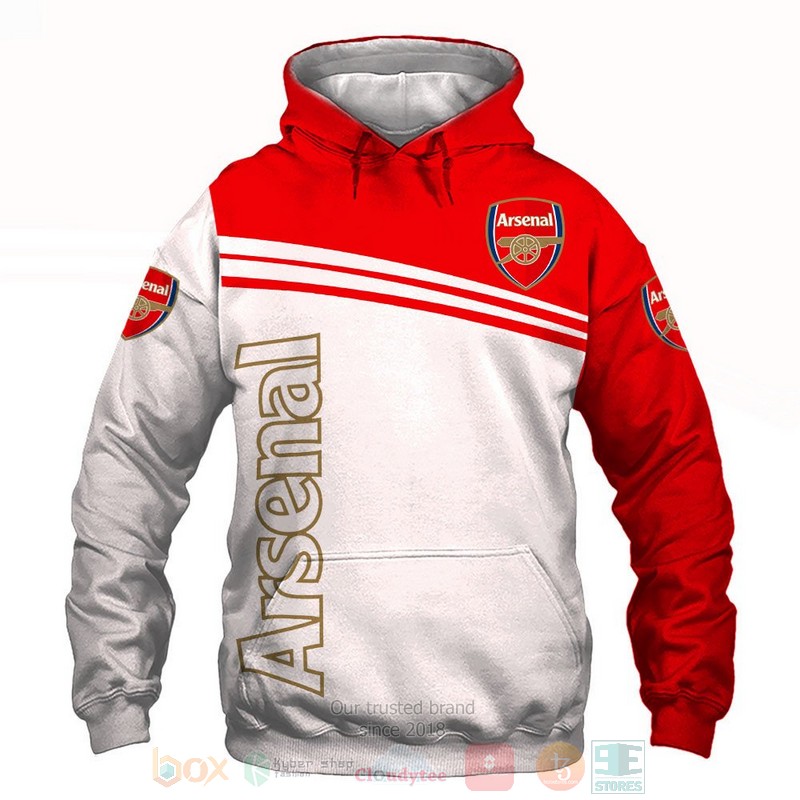Arsenal_Football_Club_white_red_3D_shirt_hoodie
