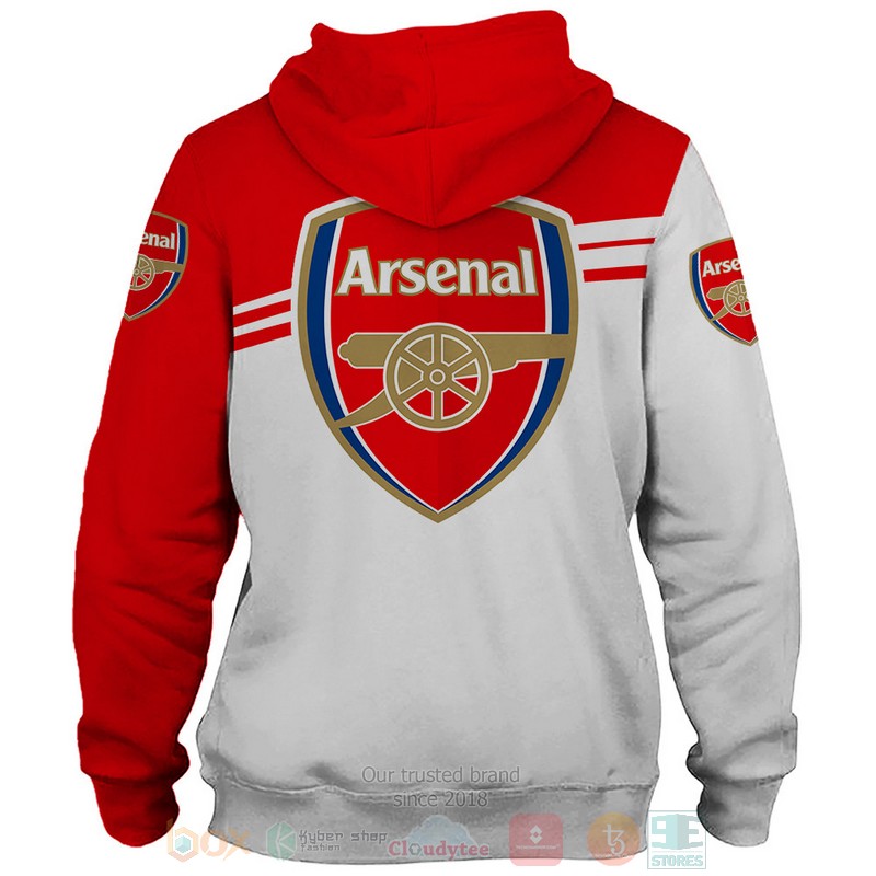 Arsenal_Football_Club_white_red_3D_shirt_hoodie_1