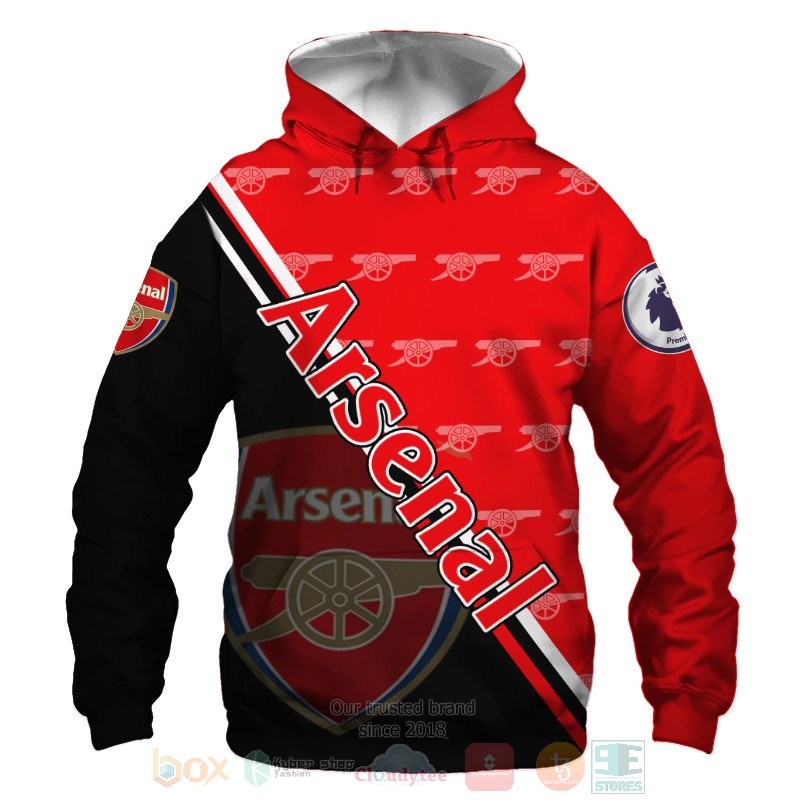 Arsenal_black_red_3D_shirt_hoodie