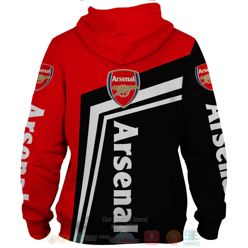 Arsenal_red_black_3D_shirt_hoodie_1