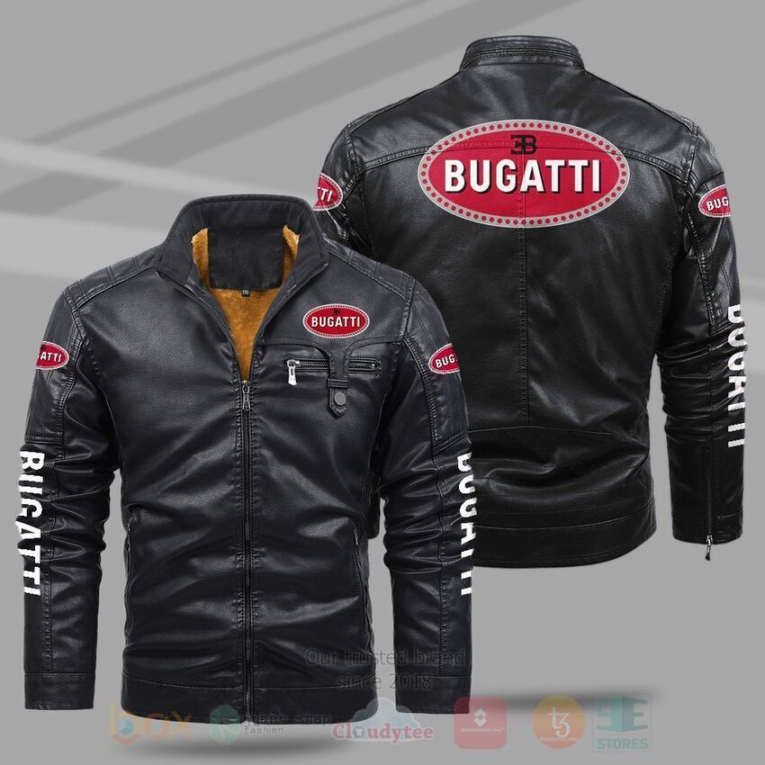 BMW_Bugatti_Fleece_Leather_Jacket