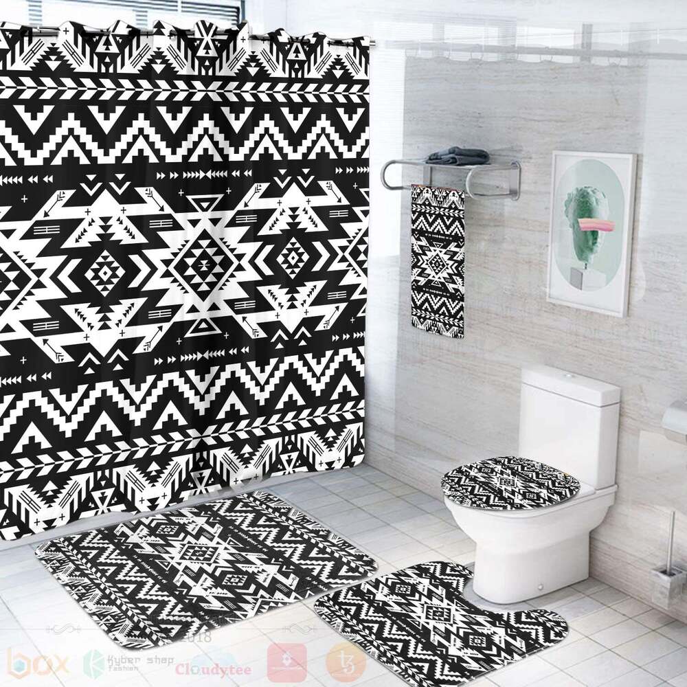Black_Pattern_Native_Bathroom_Set