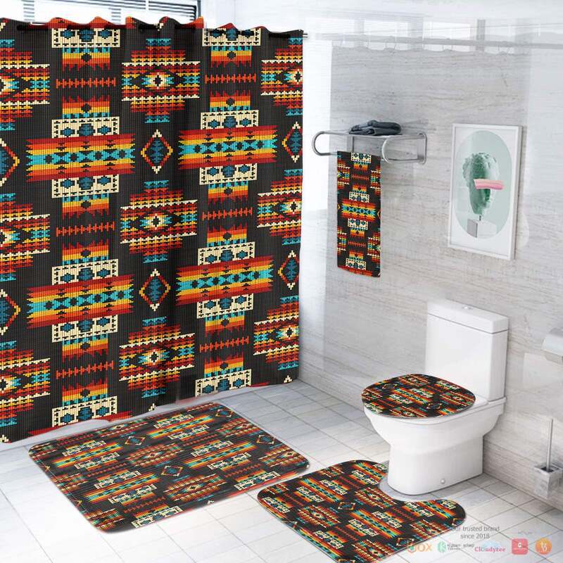 Black_Pattern_Native_Native_American_Bathroom_Set