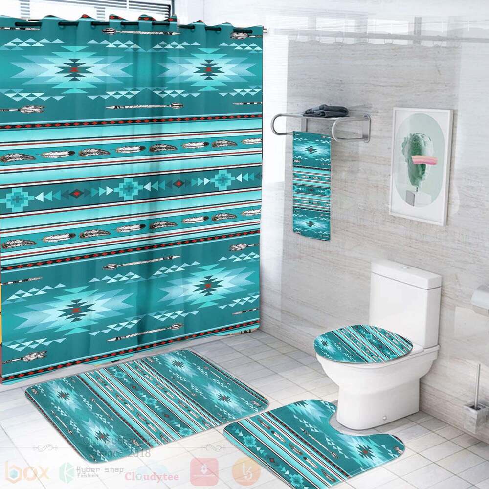 Blue_Light_Pattern_Bathroom_set