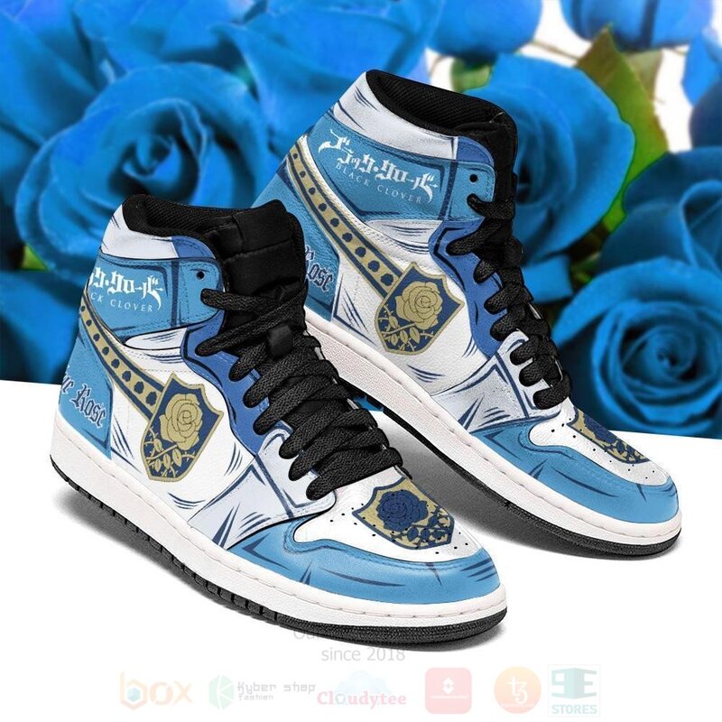Blue_Rose_Magic_Knight_Black_Clover_Anime_Air_Jordan_High_Top_Shoes