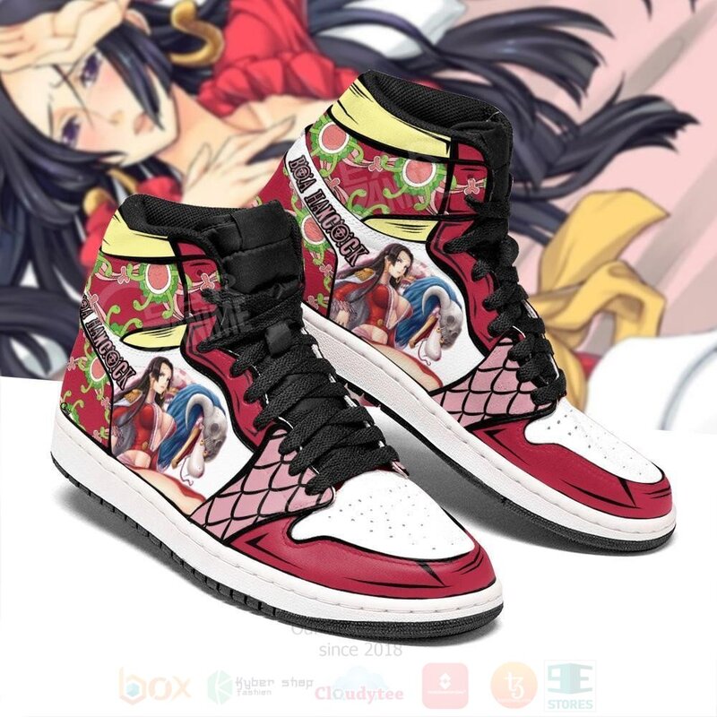 Boa_Hancock_Custom_Anime_One_Piece_Air_Jordan_High_Top_Shoes_1