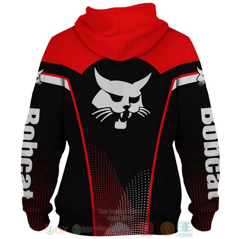 Bobcat_red_black_3D_shirt_hoodie_1