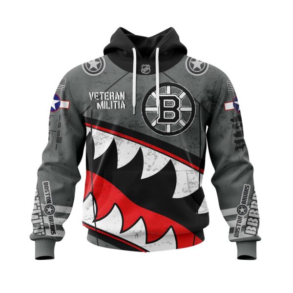 Boston_Bruins_Veterans_Kits_Personalized_NHL_Grey_3d_shirt_hoodie