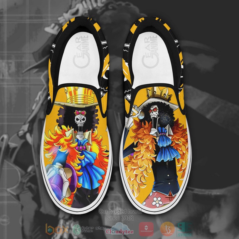 Brook_One_Piece_Anime_Slip-On_Shoes