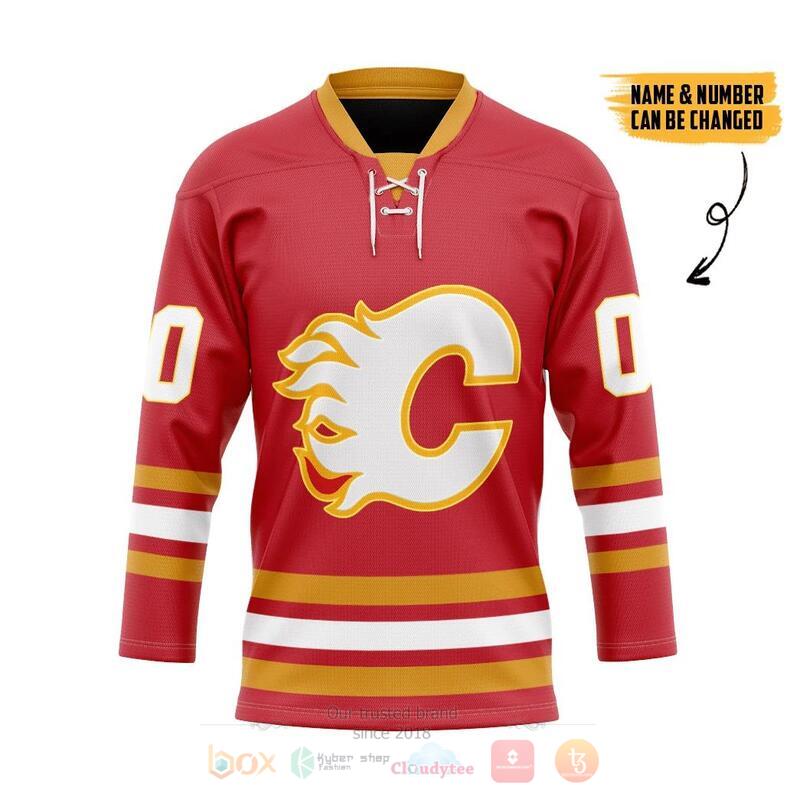 Calgary_Flames_NHL_Red_Custom_Hockey_Jersey