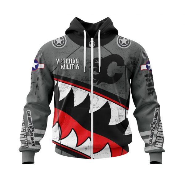 Calgary_Flames_Veterans_Kits_Personalized_NHL_3d_shirt_hoodie_1