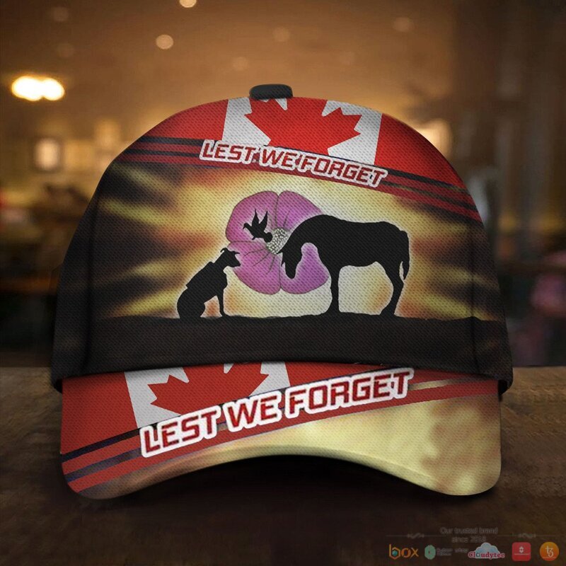 Canada_Flag_Animal_Lest_We_Forget_Cap