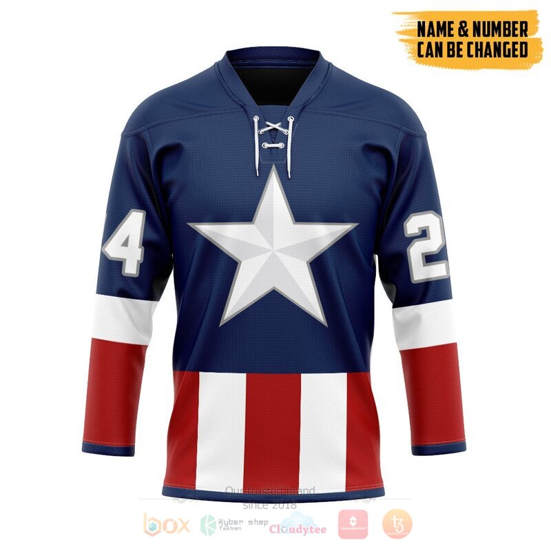 Captain_America_Custom_Hockey_Jersey