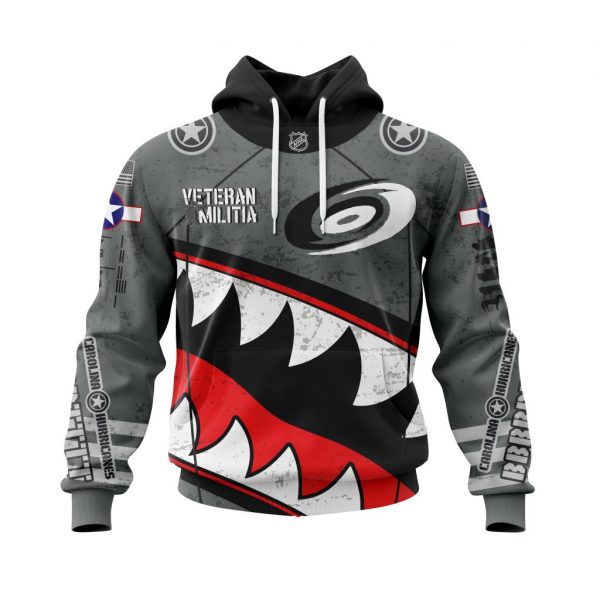 Carolina_Hurricanes_Veterans_Kits_Personalized_Grey_NHL_3d_shirt_hoodie