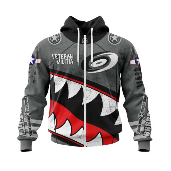Carolina_Hurricanes_Veterans_Kits_Personalized_Grey_NHL_3d_shirt_hoodie_1