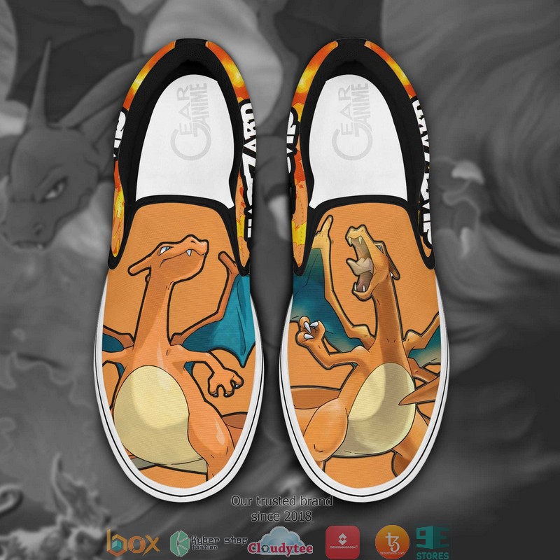 Charizard_Pokemon_Anime_Slip_On_Sneakers_Shoes