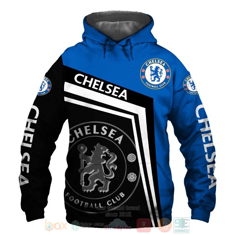 Chelsea_Football_Club_blue_black_3D_shirt_hoodie
