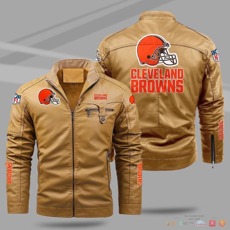 Cleveland_Browns_Trend_Fleece_Leather_Jacket_1