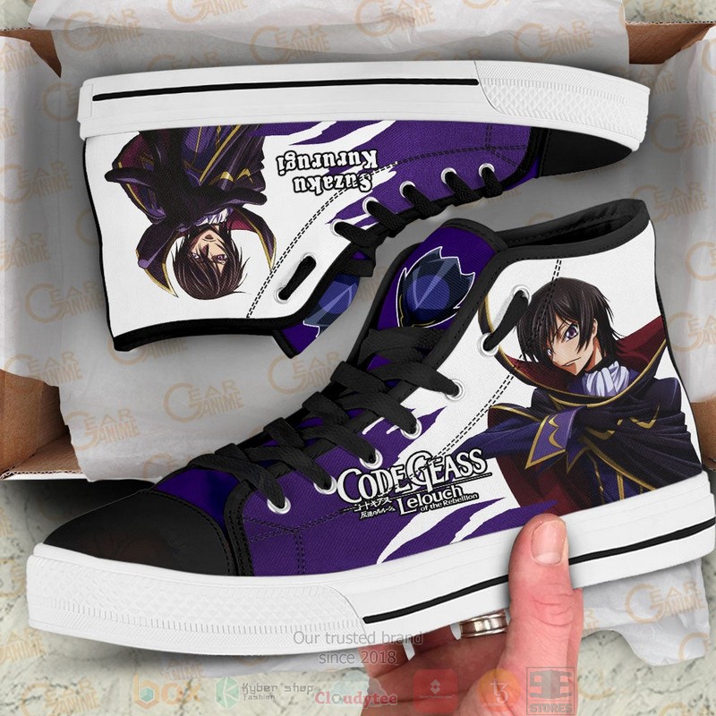Code_Geass_Lelouch_Lamperouge_Anime_Canvas_High_Top_Shoes_1