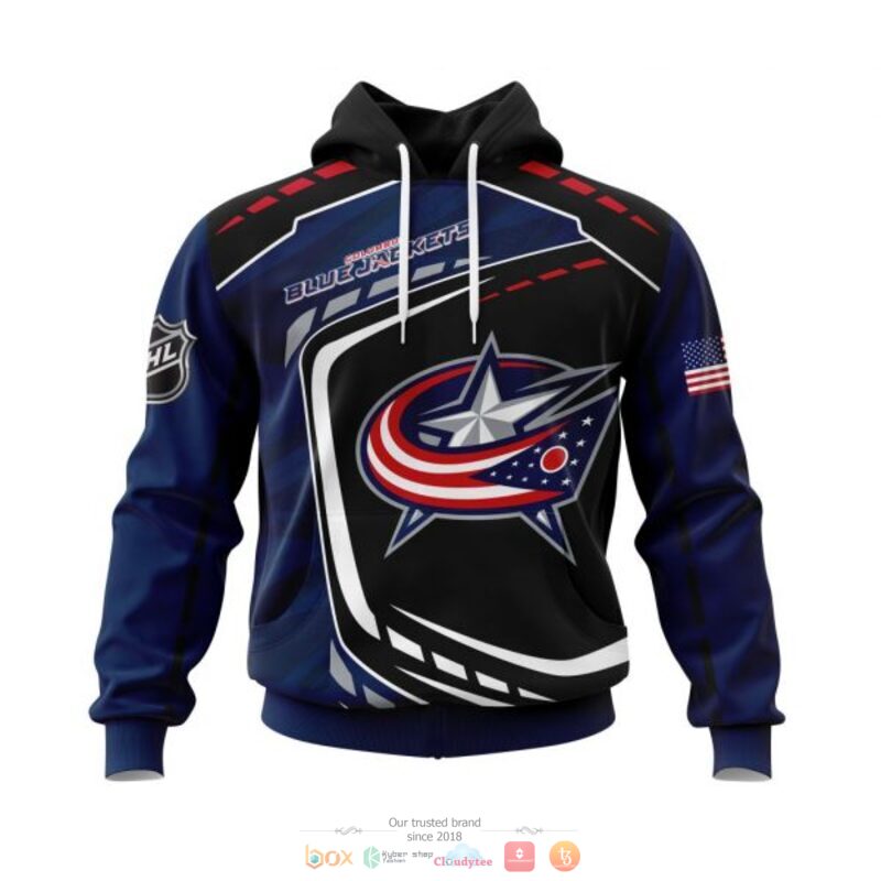Columbus_Blue_Jackets_NHL_black_blue_3D_shirt_hoodie