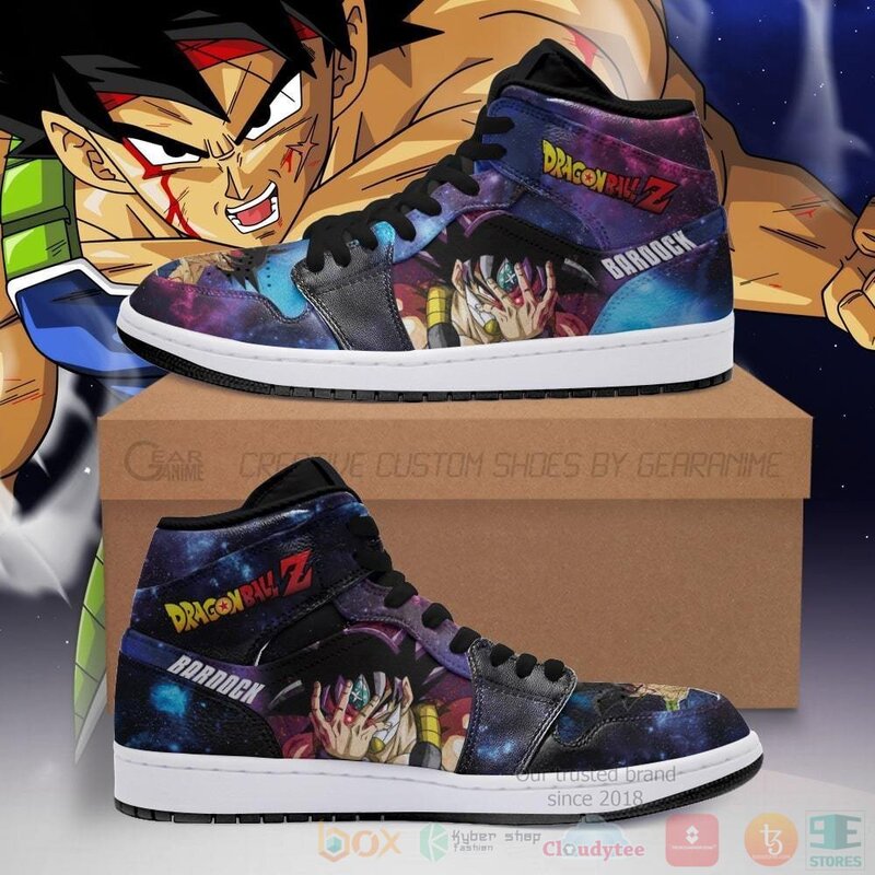DBZ_Bardock_Sneakers_Galaxy_Custom_Dragon_Ball_Anime_Air_Jordan_High_Top_Shoes