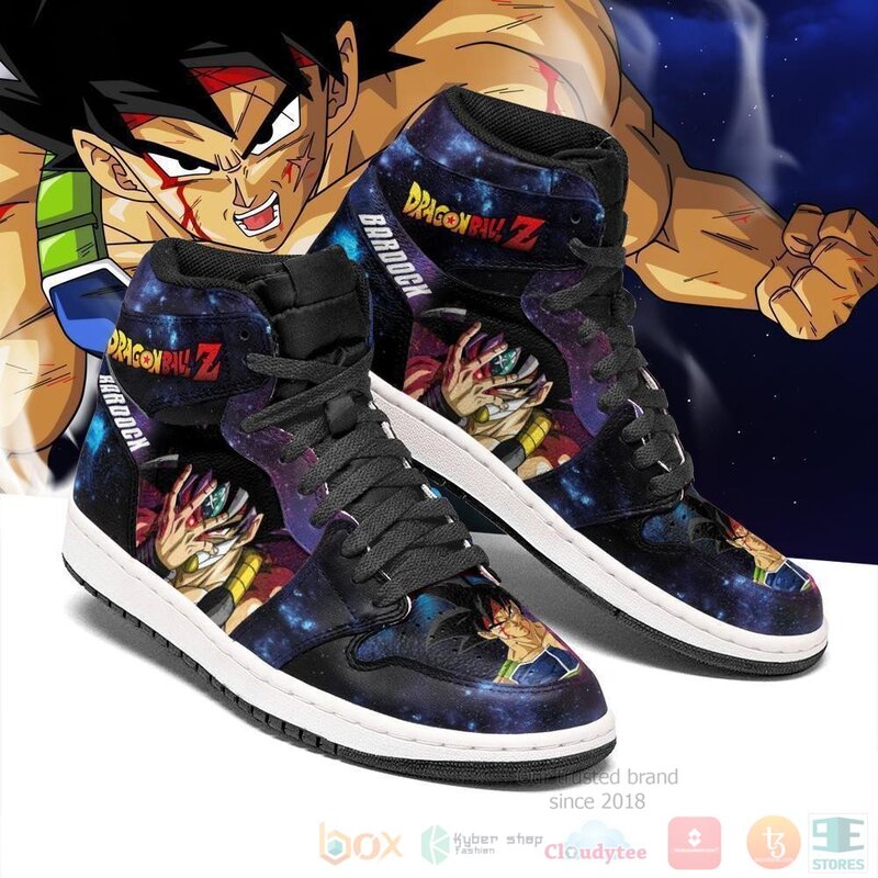 DBZ_Bardock_Sneakers_Galaxy_Custom_Dragon_Ball_Anime_Air_Jordan_High_Top_Shoes_1