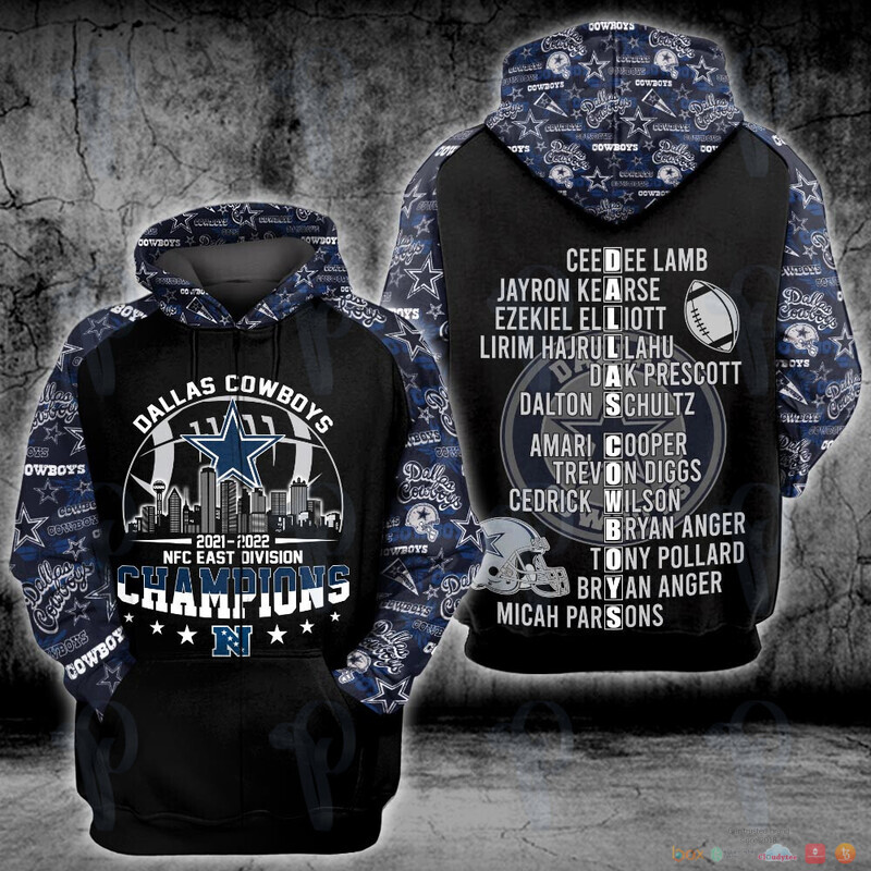 Dallas_Cowboys_players_name_NFC_East_Division_Champions_3d_shirt_hoodie_1