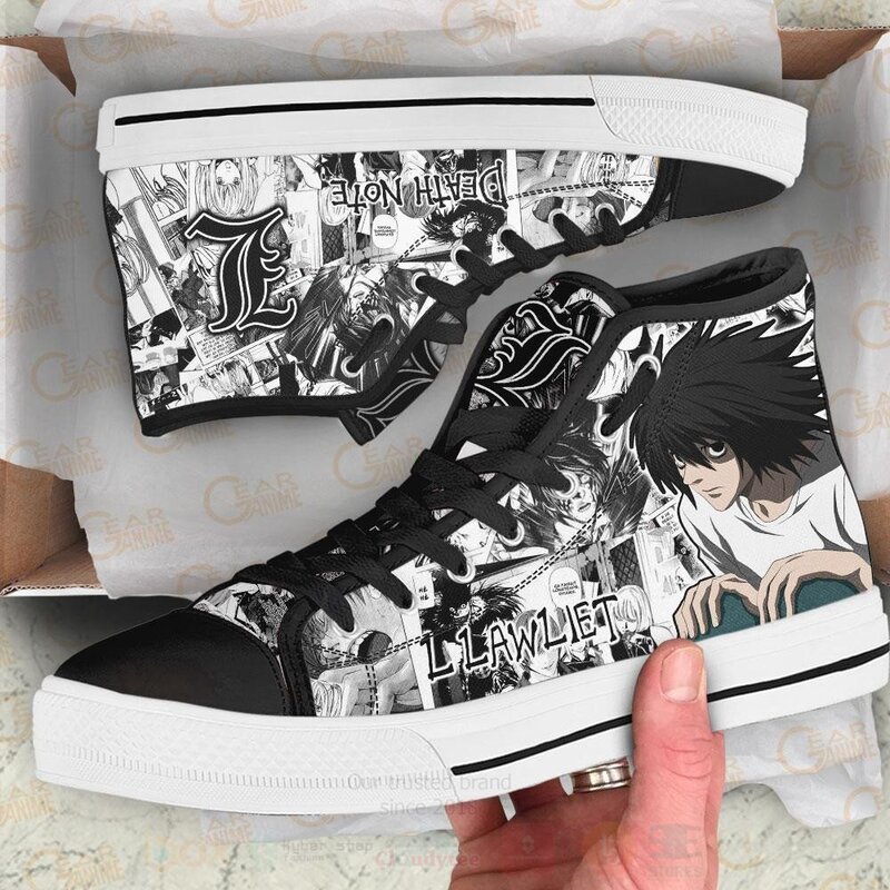 Death_Note_L_Lawliet_Custom_Manga_Anime_High_Top_Shoes_1