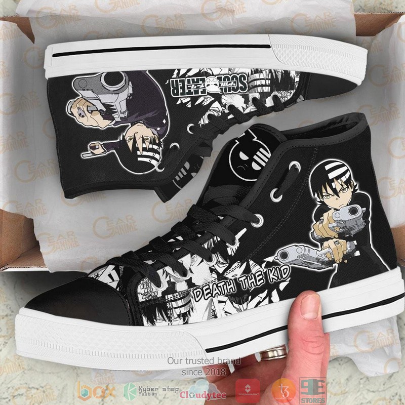Death_the_Kid_Soul_Eater_High_Top_Canvas_Shoes_1