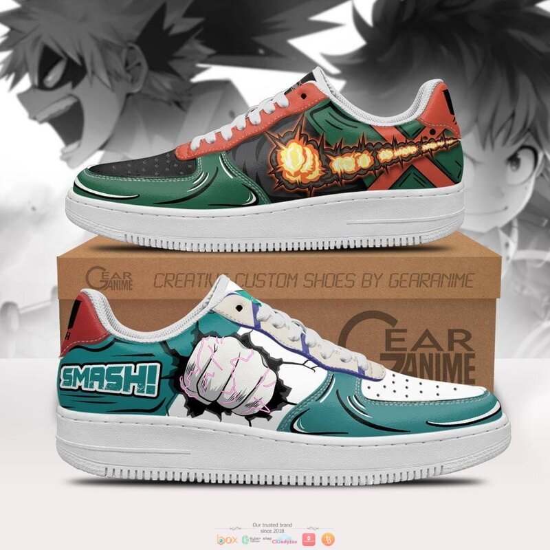 Deku_and_Bakugo_My_Hero_Academia_Anime_Nike_Air_Force_Shoes