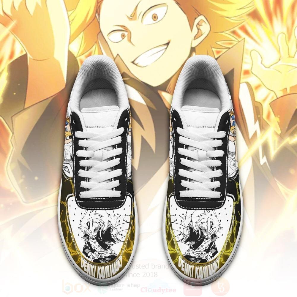 Denki_Kaminari_My_Hero_Academia_Anime_Custom_NAF_Shoes_1