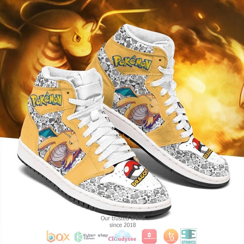 Dragonite_Anime_Pokemon_Air_Jordan_High_Top_Shoes_1